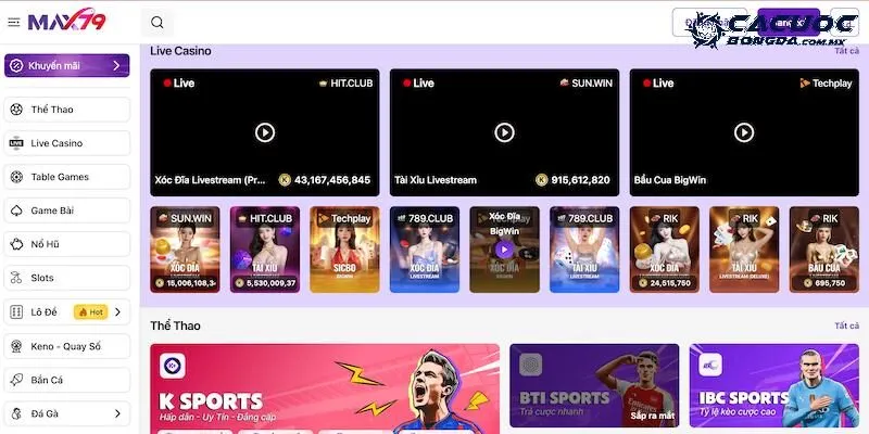 Sản phẩm và dịch vụ nổi bật có tại Max79