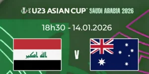 Soi Kèo U23 Iraq vs U23 Australia 18h30 14/01 - VCK U23 Châu Á